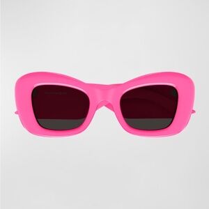 McQueen
Chunky Logo Acetate Cat-Eye Sunglasses
0321